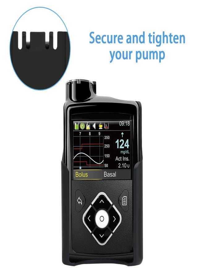 folosem Diabetic Insulin Pump Holder,360°Swivel Pump Belt Clip for Medtronic MiniMed 770G 670G 630G 640G 780G,MiniMed Pump Case - Image 2